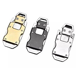 Skladací nôž prívesok na kľúče, strieborný