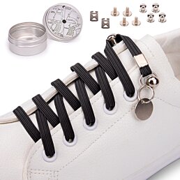 Šnúrky bez viazania s ozdobným krúžkom