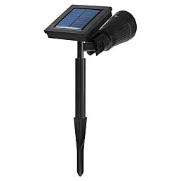 Solárny laserový bodový projektor/svetlo Red Dots, 3,2V, čierne - Náhľad