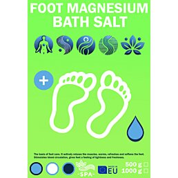 Kúpeľová magnéziová soľ na nohy - Náhľad