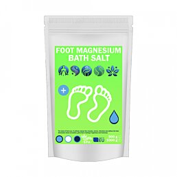 Kúpeľová magnéziová soľ na nohy