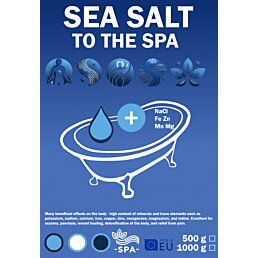Morská soľ do kúpela, kúpeľová soľ - 500 / 1000 g - Náhľad