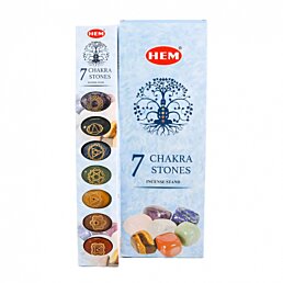Stojan na vonné tyčinky Čakrové kamene, 7ks