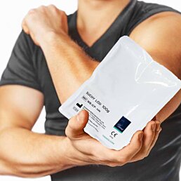 Suchý ľad studený zábal, okamžité chladenie, 100g - Náhľad