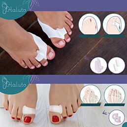 Oddeľovače prstov a pásy hallux valgus s klinmi 6 v 1, (11ks) - Náhľad