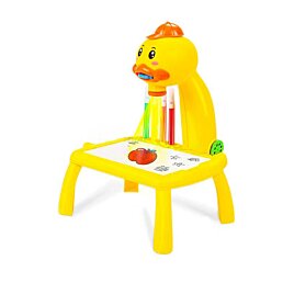 Svetelný projektor na kreslenie, žltá kačka