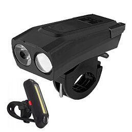 Svetlo na bicykel so zvončekom BK-1718A