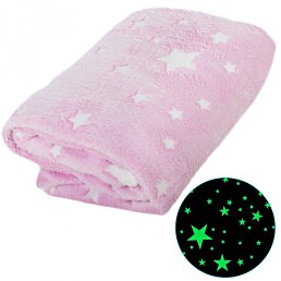 Svietiaca mäkká deka, 150 x 200 cm