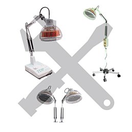 Servis a oprava infračervených terapeutických TDP lámp CQ-12, CQ-29, CQ-33, CQ-36