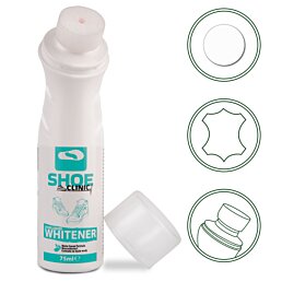 Tekutý obnovovač farby, bielič  na obuv 75 ml, biela - Náhľad