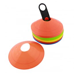 Tréningové kužele - 50 kuželov v 5 farbách - Náhľad