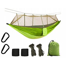 Hojdacia sieť s moskytiérou Hammock, zelená