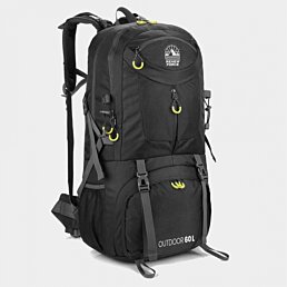 Pohodlný, odolný a priestranný turistický batoh 60L - Náhľad