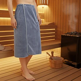 Ručník/kilt tunika do sauny a SPA – rýchloschnúci set
