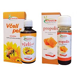 Včelí peľ + Propolis tinktúra , 100% prírodný koncentrát