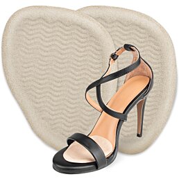 Velúrové polovičné vložky do topánok na vysokom opätku Heel, EU (35-47)