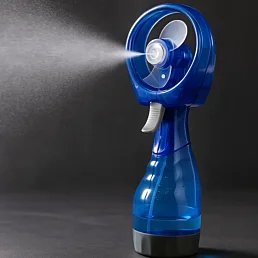 Ručný prenosný ventilátor so sprejovou fľašou 2v1 - Náhľad