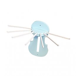 Skladací multifunkčný vešiak, modrý