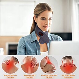 Vibračný masážny pás na krk a šiju Neck Pad - Náhľad