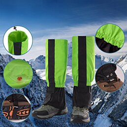 Vodeodolné turistické gamaše – návleky na topánky, 2 ks - Náhľad