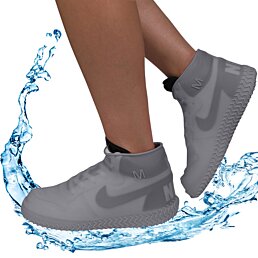 Vodeodolné návleky na tenisky silikónové elastické Raincover for Sneakers čierne S - Náhľad
