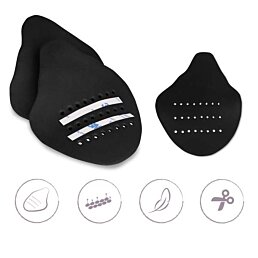 Výstuž proti pokrčeniu vnútornej špičky topánok (2ks), čierne - Náhľad