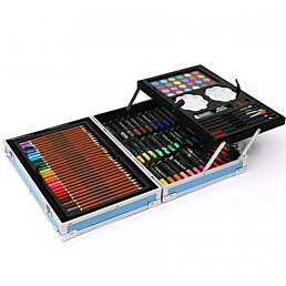 Výtvarná sada v štýlovom kufríku s dinosaurom Dinart - Náhľad