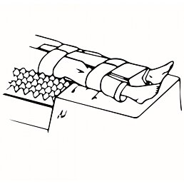 Vankúš medzi nohy v tvare V PP-11 - Náhľad