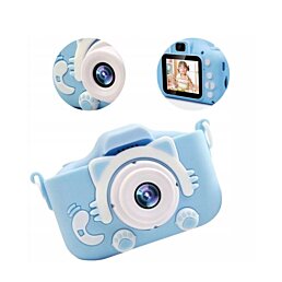 Detský digitálny multifunčný fotoaparát, "BlueCat", modrý