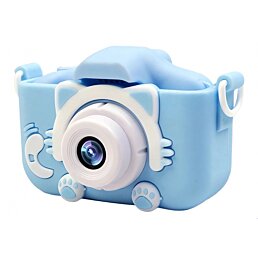 Detský digitálny multifunčný fotoaparát, "BlueCat", modrý - Náhľad