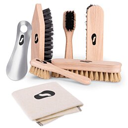 Súprava kefy na starostlivosť o obuv s obuvákom na, ShoeClinic 7v1