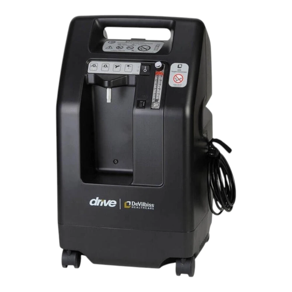 Kyslíkový koncentrátor DeVilbiss 525 KS – bočný pohľad