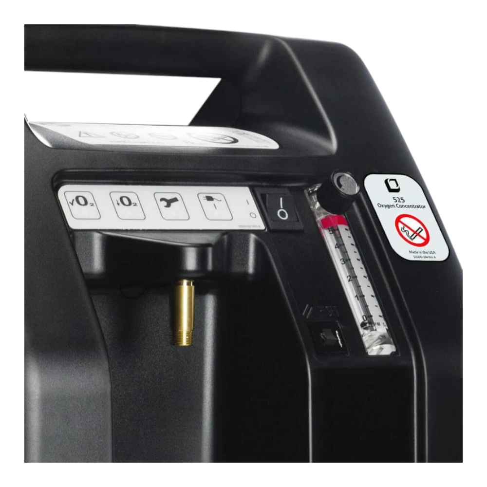 Kyslíkový koncentrátor DeVilbiss 525 KS – pohľad spredu