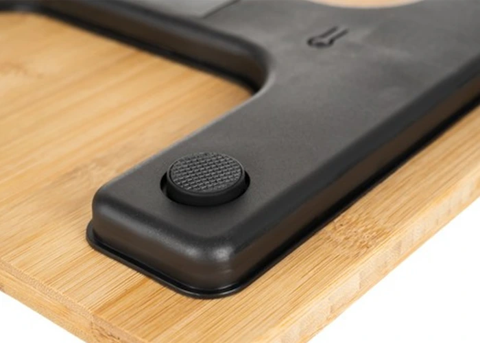 bambusová kúpeľňová váha