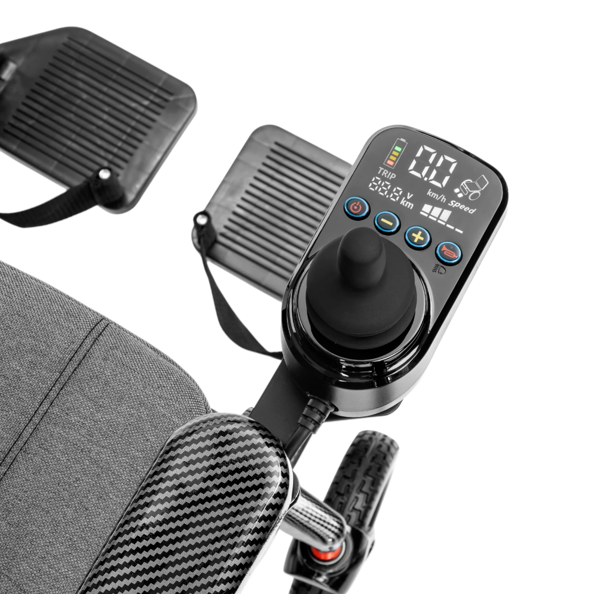 Detail mechanizmu skladania vozíka GO-TIM