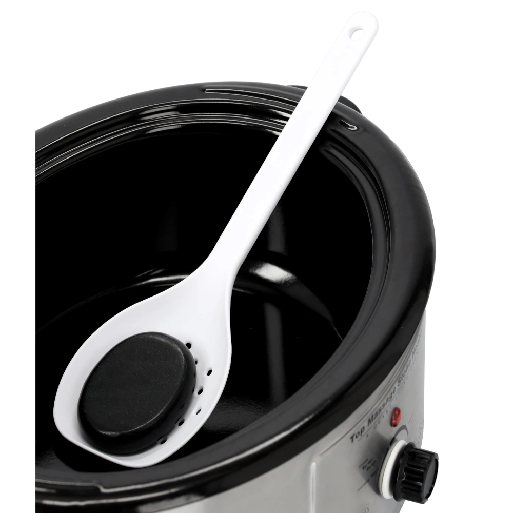 Elektrický ohrievač lávových masážnych kameňov 6 l – nerezová oceľ