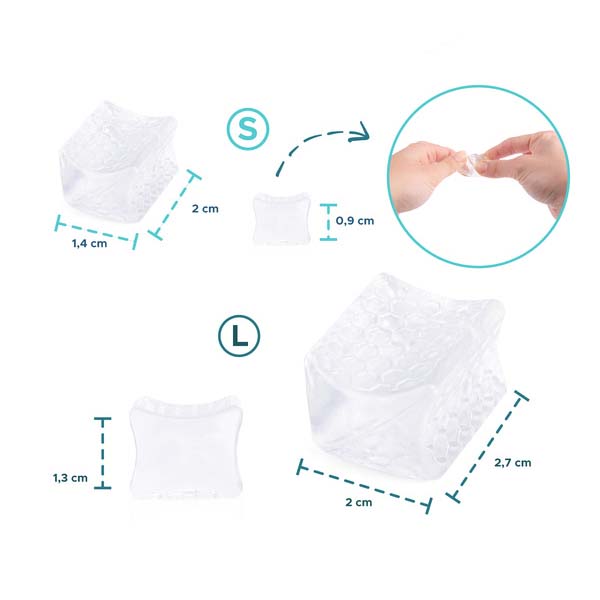 silikónový klin hallux valgus