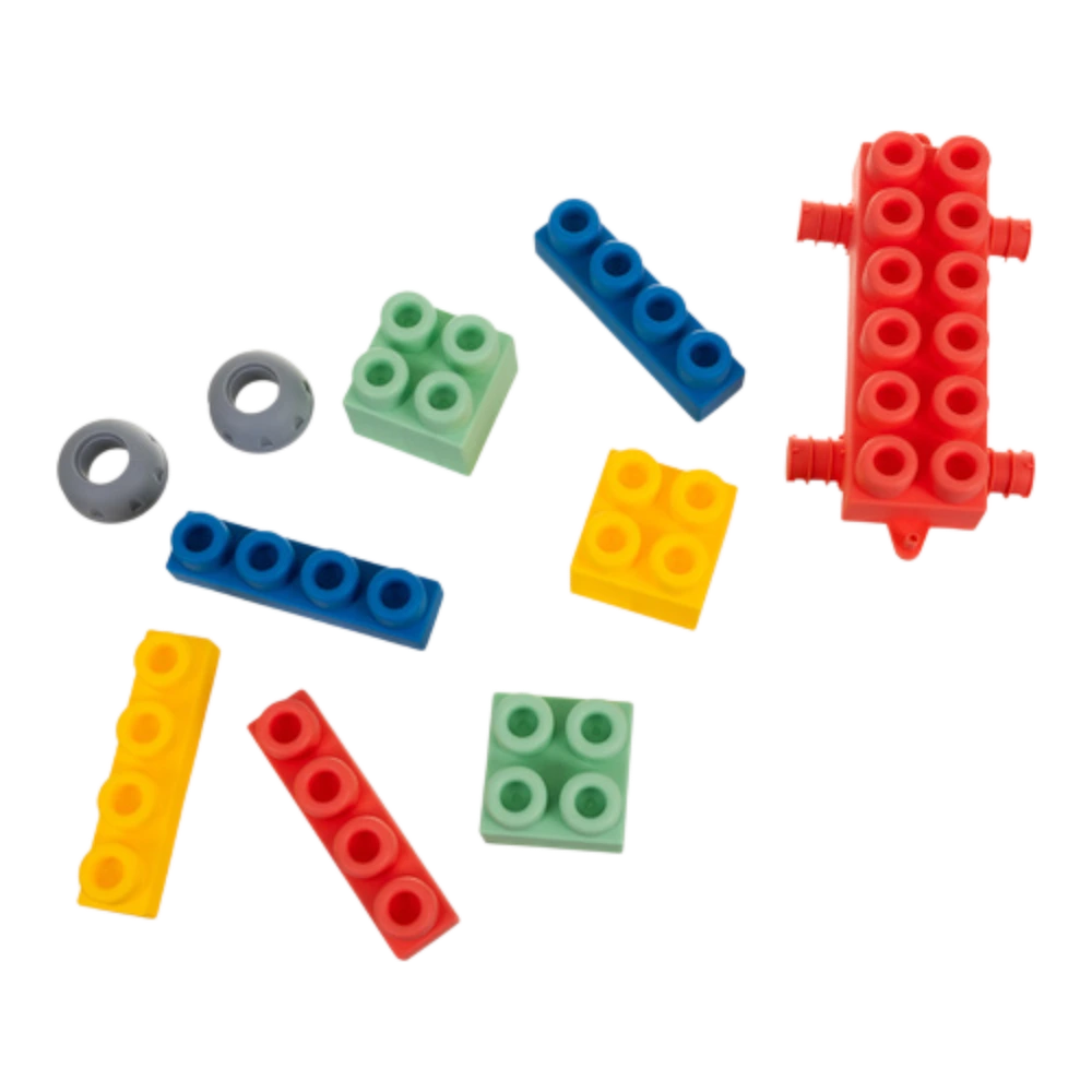 Farebné senzorické kocky ISO TRADE – detail textúry