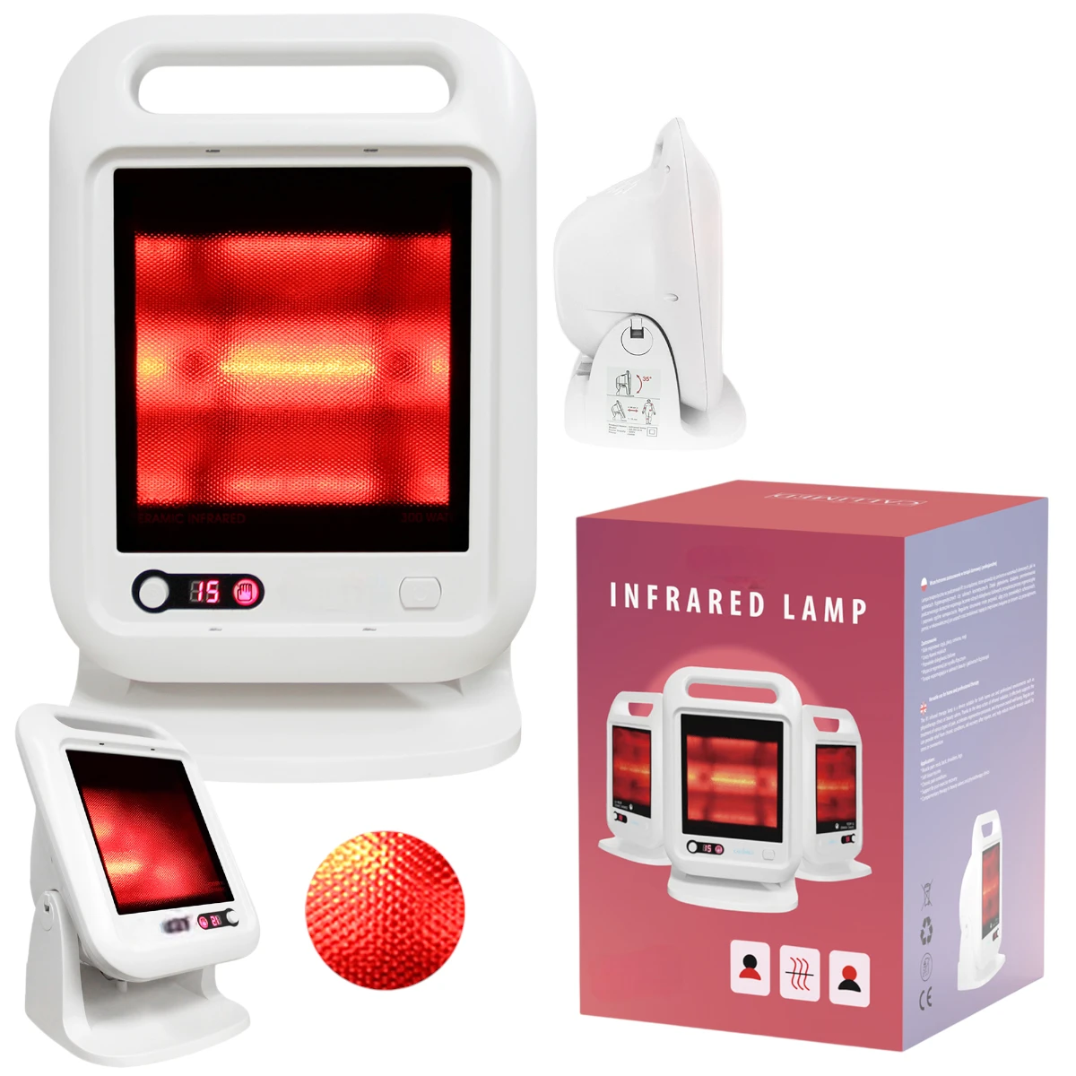 Konštrukcia infračervenej lampy Sollux