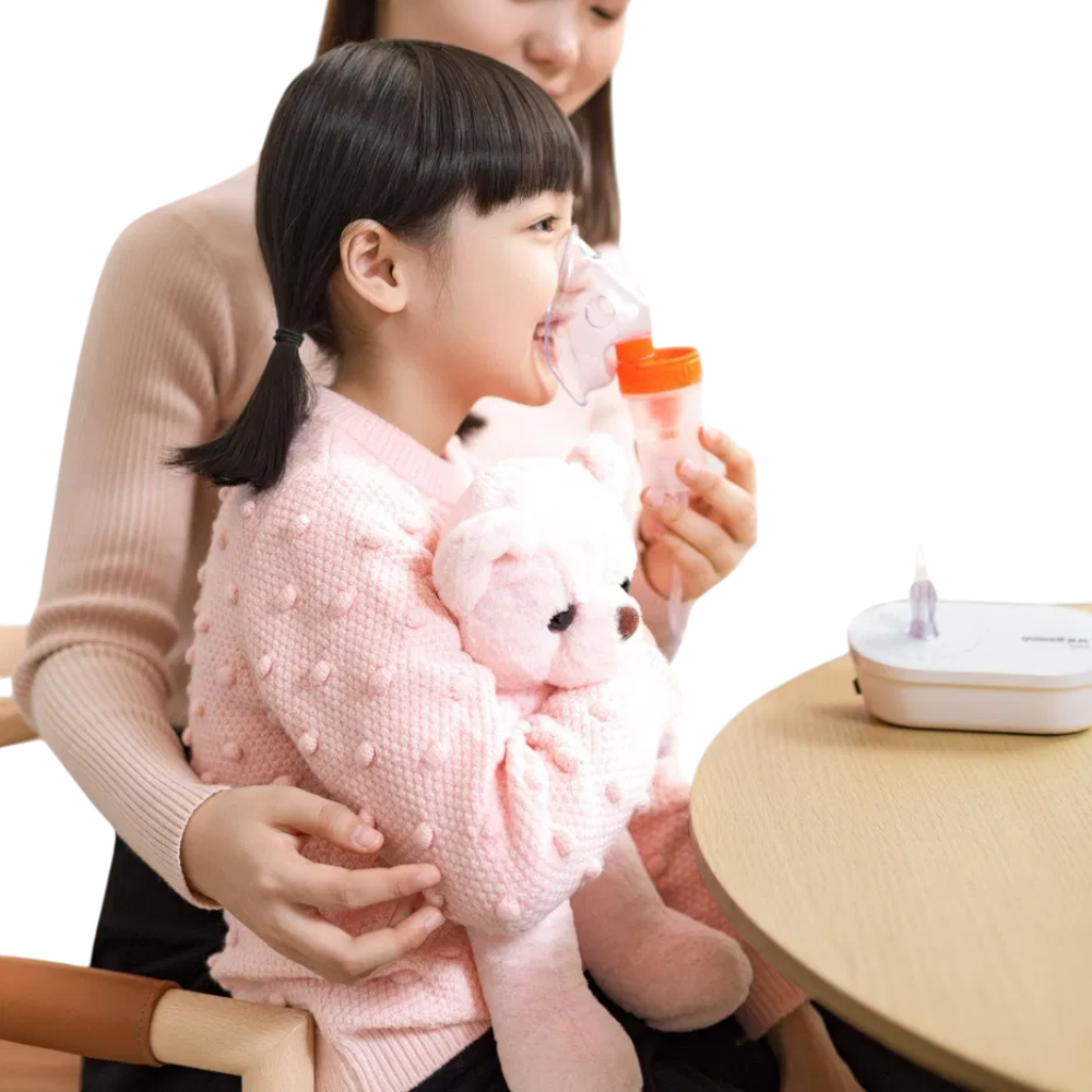 Inhalátor Yuwell 405B kompresorový nebulizátor detail