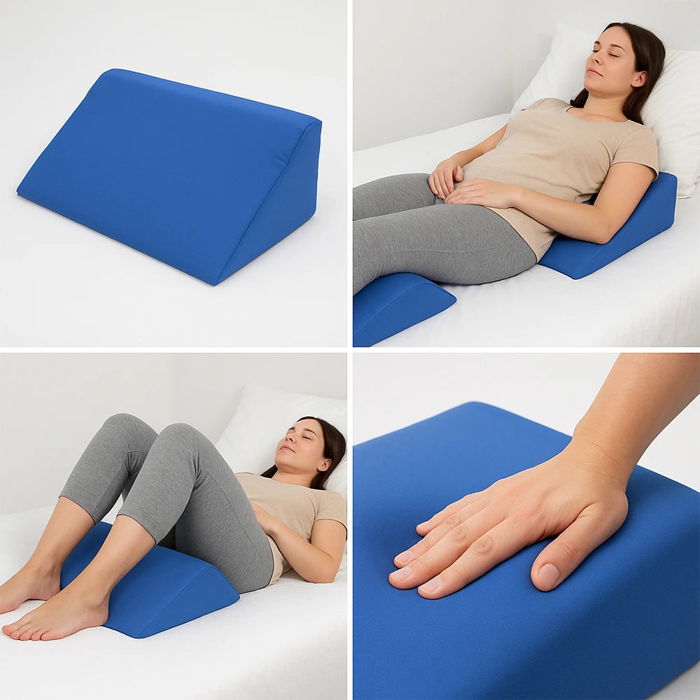 Klinový vankúš pre ležiacich pacientov