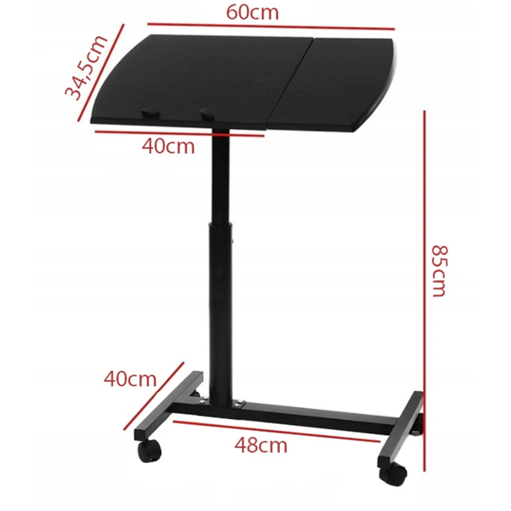 Pojazdný notebookový stolík s výškovým nastavením