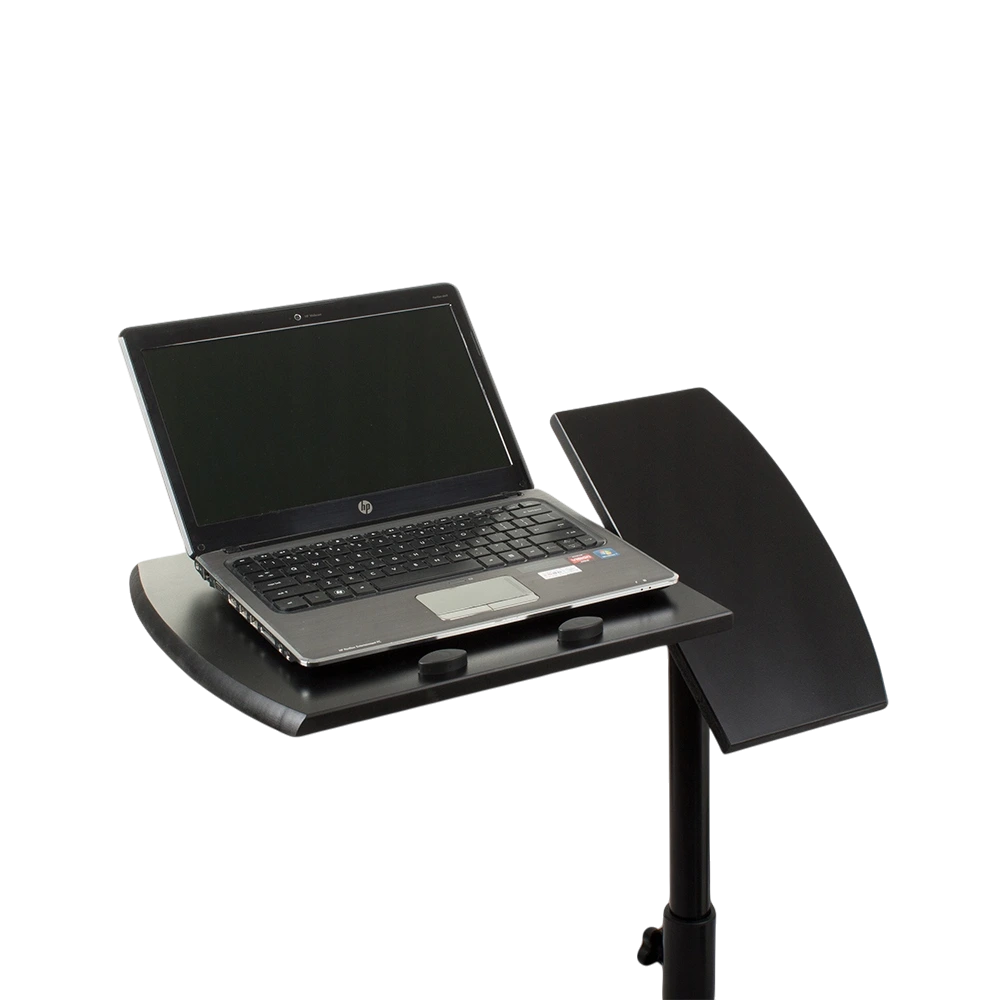 Detail naklápania dosiek stolíka na notebook