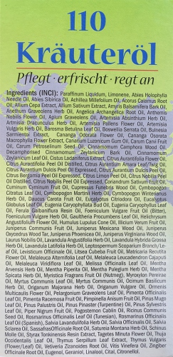 Bylinkový olej Kräuter 110 - 200 ml