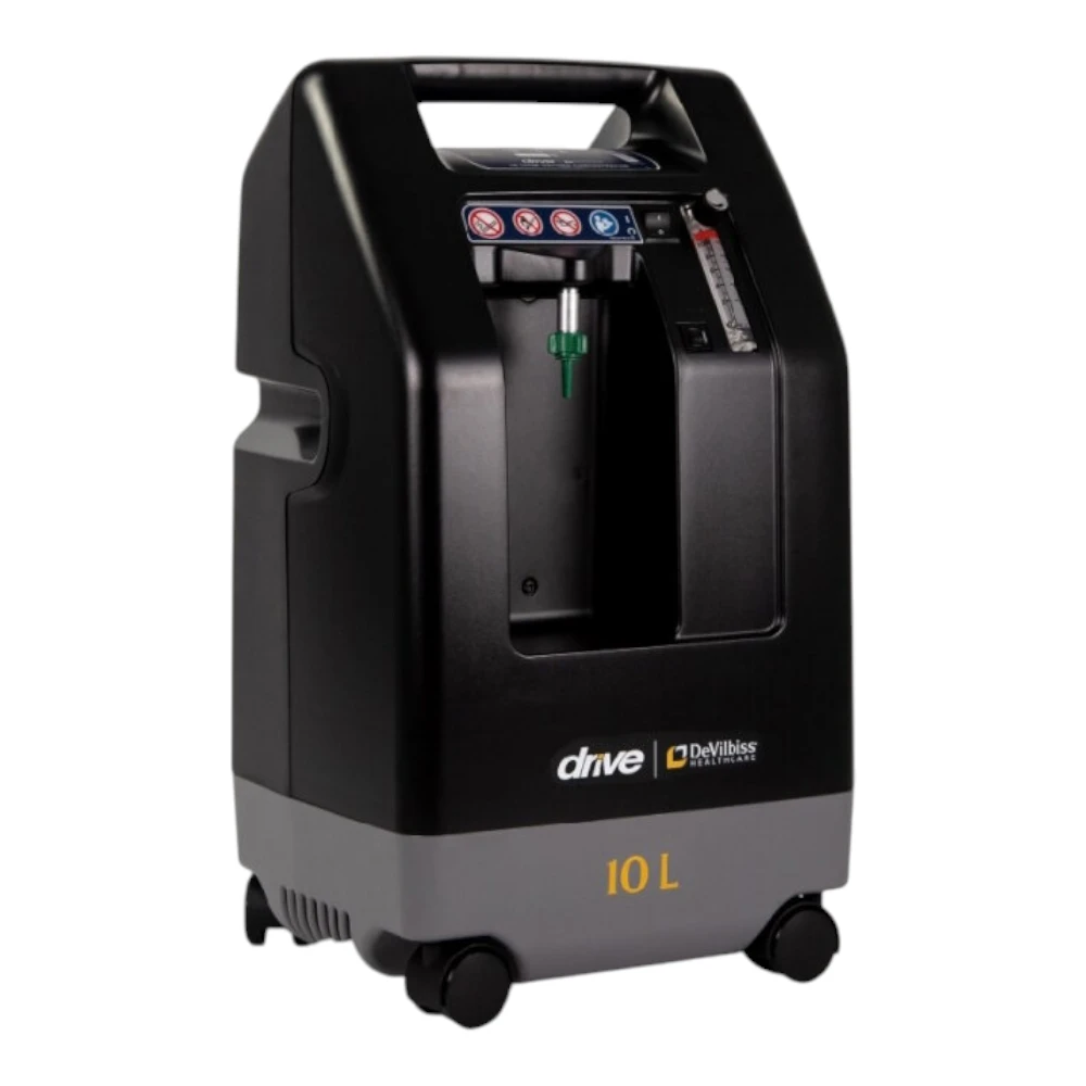 Detail ovládacieho panela koncentrátora DeVilbiss 1025 KS Black