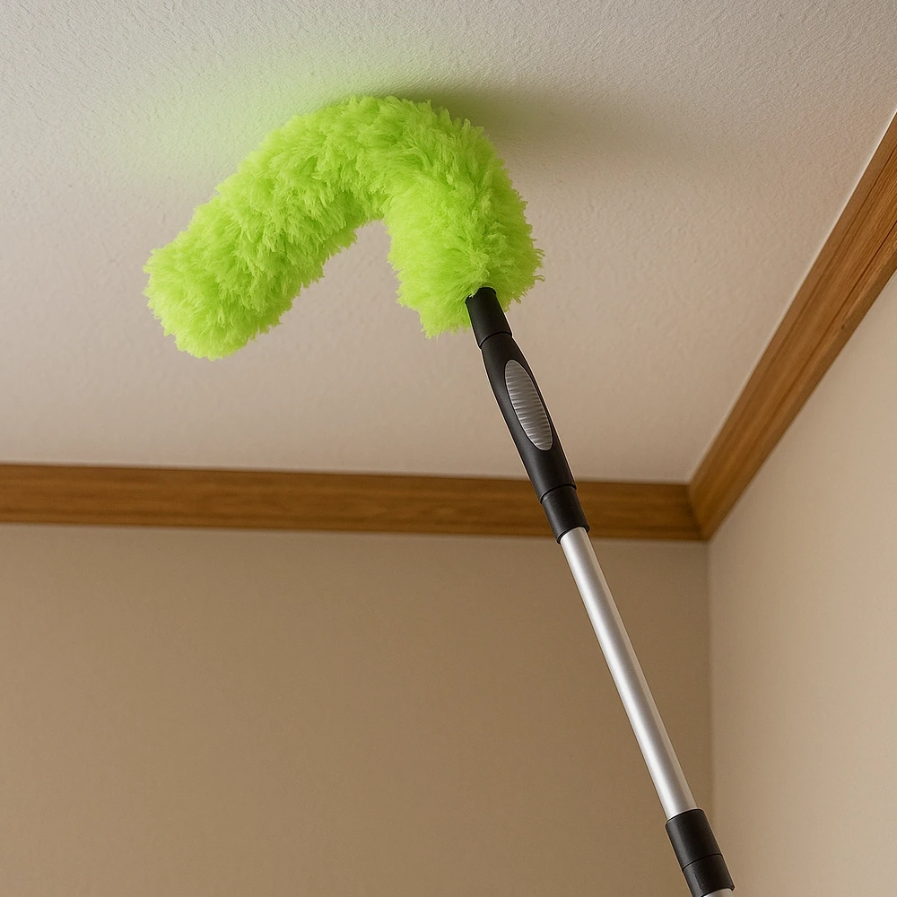 Použitie teleskopickej tyče