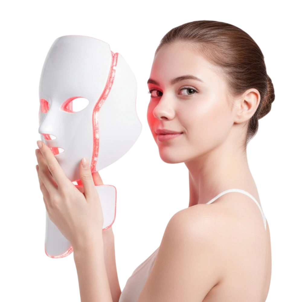 LED maska 7 farieb – príslušenstvo a ovládanie pre domáce použitie