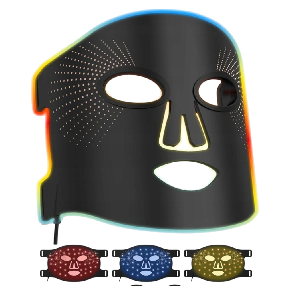 LED svetelná maska – flexibilná silikónová maska na domácu starostlivosť o pleť