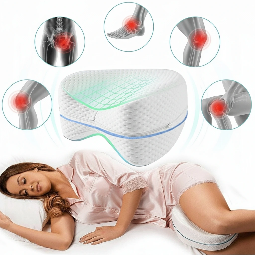 Použitie vankúša medzi kolenami Memory Pillow Comfy