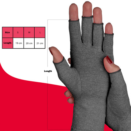 Kompresné rukavice – šedé